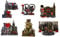 Set of 6 UK Landmark Fridge Magnets | London Souvenir Magnets with Big Ben, Red Bus, London Eye & More | Collectible Travel Keepsake Gift