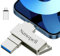 Nanopell Chiavetta USB lphone 128 GB, Memoria Esterna i phone per i0S, Cellulare Android OTG, PC. Chiavetta USB per lphone Salva più Foto e Video, è Necessario Scaricare l'APP.