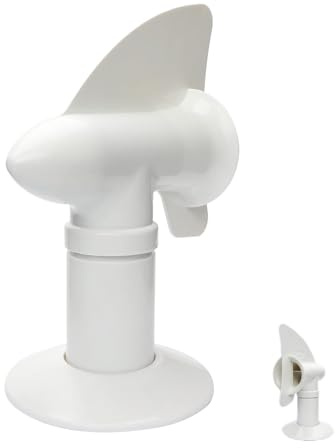 Entlüftungsstopfen für Wohnmobil, Entlüftungsschutz für Klempnerei, für Freizeitfahrzeuge, 360 ° drehbares System, wasserdicht, mit Siphon für Abflussrohre