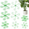 Niuny Soporte para Plantas 16pcs Soporte para Tallos De Planta Sujeta Hojas Planta Plant Stem Support Sets Reutilizables Plantas Trepadoras Tallos Soportes para Apoyar Flores Tomates Rosa (Verde)