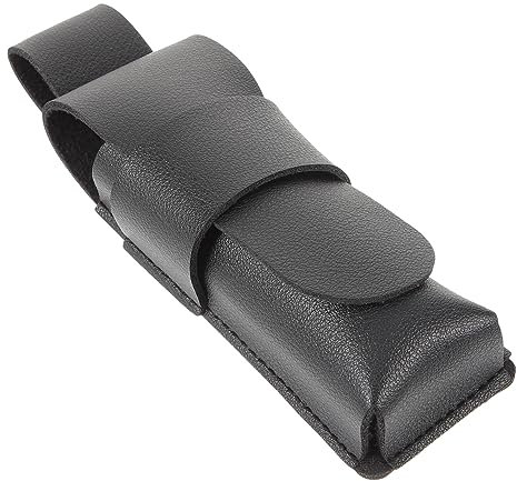 YARNOW Mundharmonika Pu Etui Klein Schwarz Tragbare Aufbewahrungshülle Kratzfest Leicht Und Flexibel Reiseetui Für Mundharmonikas