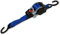 Spear & Jackson RATSTRAP50 Automatisch Einziehbare Spanngurte – Selbstaufrollende Zurrgurte – 50mm x 3m (1er Pack), Blau, Schwarz und Rot