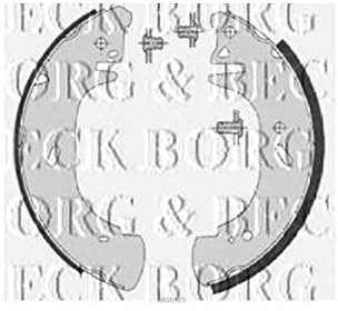Borg & Beck BBS6325 Rear Brake Shoes To Fit Renault Master Movano 98-9/06