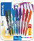 Pilot – Blisterverpackung FriXion Ball 0,7 – Roller radierbar Noir, vert, turquoise, bleu, violet, rose, rouge & orange