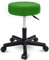 TRESKO Rollhocker höhenverstellbar Grün | Drehhocker 10 cm Dicke Polsterung | Arbeitshocker 360° drehbar | Hocker