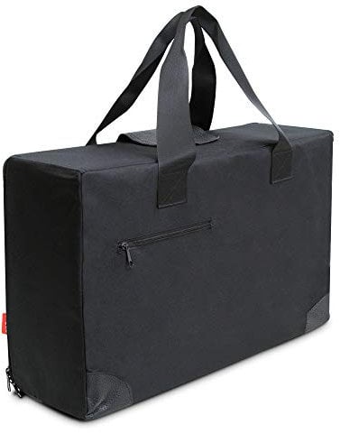 achilles Handgepäck-Tasche, Faltbare On-Board Reisetasche, Klappbare Reisetasche, Kurzreise-Tasche, Flugreise-Gepäck, Flugzeug-Tasche, Weekender-Koffer, 51 cm x 32 cm x 17 cm (Schwarz)