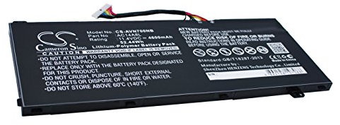 CS-AVN700NB Laptop Akkus 4600mAh Kompatibel mit [Acer] Aspire VN7-591G-77FS, Aspire Nitro VN7-571, Nitro VN7-571-55XU, VN7-571-58BW, VN7-571-72LE, VN7-571-761Q, VN7-571G-5050, VN7-571G-50EK, VN7-571G