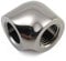 XSPC 5060175589293 - G1/4 Female Elbow Fitting (Black Chrome)