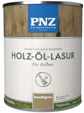 PNZ Holz-Öl-Lasur, Gebinde:0.75L, Farbe:basaltgrau