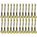 Set di 24 fili per punto croce color oro Filato fatto a mano in cotone Strumento per cucire e ricamare filo per braccialetti dell'amicizia String