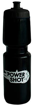 Sport Bottiglia d'Acqua - Colore della Bottiglia e del Coperchio a Scelta! (Nero, Nero)