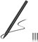 SUPERNIGHT Surface Pen Slim, Stylus Pen Surface 4096 Druckempfindlichkeit mit HB/H/2H Tip Spitze Ersatzspitze, Tilt Palm Rejection Schnellladung für Surface Pro 3/4/5/6/7/X/Go/Laptop/Studio/Book