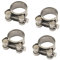 Zerniple T-Bolt Schlauchschelle 48-51 mm, 4 Stück, Edelstahl, Rohrschellen