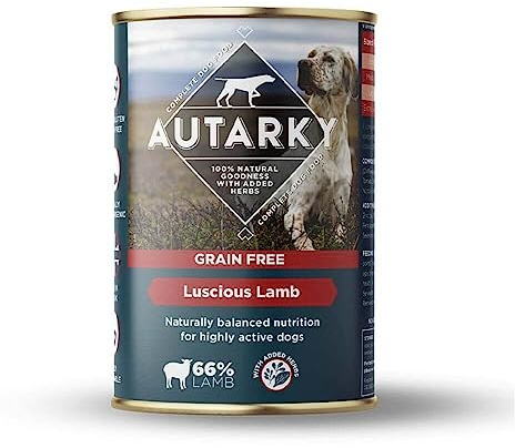 Autarky Grain Free Luscious Lamb Complete Tins 12x395gm