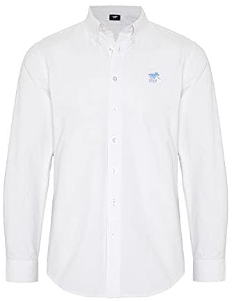 Polo Sylt Hemd mit Button-down-Kragen und Label-Stitching