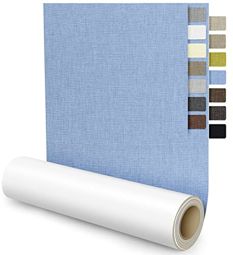 Leinen Stoff Patches Selbstklebend, 40x150 cm Leinenstoff Reparatur Patches, Sofa Reparatur Patches,Leinen Stoff Reparatur Flicken für Leinenkleidung,Vorhang Kopfteile Blauer Jeansstoff