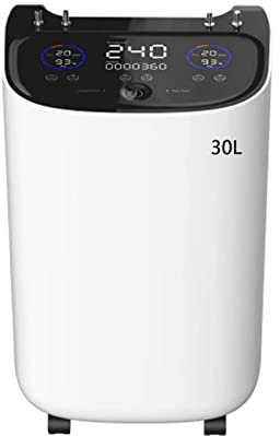 COVESY Generador Concentrador de Oxígeno, Modo de Oxígeno Pulsado, 10 L, 20 L, 30 L/min, Máquina de Oxígeno, Máquina de Oxígeno de Alta Pureza al 96±3% para Uso Doméstico y Hospitalario.,30LA