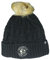 ZHATS Damen NBA Officially Licensed Women's Faux Fur Pom Beanie-Mütze, Team-Farbe, Einheitsgröße
