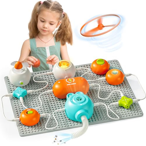 Science Kits for Kids - STEM Kits for Kids, Electronic Exploration Kit, Over 140 Projects, Over 10 Circuit Pieces, STEM Educational Toys for Boys and Girls Ages 3, 4,