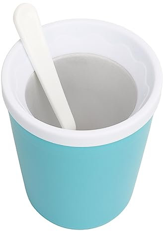 Taza para hacer granizado sin tapa, vaso de congelación rápido, zumo casero, bebidas, agitación, vaso refrigerador (Kikumid1a36z854v-11)