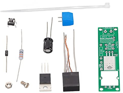 Kit de Encendedor de Eléctrico Púrpura Mini Tamaño, Transformador Encapsulado de Resina, Voltaje de Pulso de Salida de 0.5kV-0.8kV, para Bricolaje, Aprendizaje