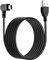 11.5FT/3.5M Mini USB Cable 90 Degree Left Angle Charger USB 2.0 A Male To Mini B Charge Cord Extra Long Cables for Nextbase Dash Cam Car GPS Navigator DVR MP3 Gopro Hero Digital Camera