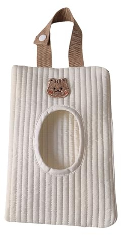 Générique Porte-Lingettes Bébé, Housse de Transport Réutilisable pour Lingettes, Pochette à Tissus Rechargeable pour Voiture, Camping, Sac à Langes et Sport