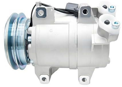 BOGJFC Compresor de Aire Acondicionado for Mitsubishi Triton L200, DKS15D, 12 V, R134a, 2004-2012, 2.4, 2.5 y 3.2, con polea de 125 mm, OEM 506012-1501