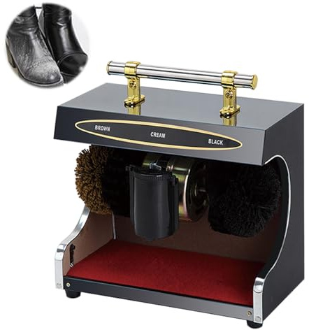 Nettoyeur à chaussures électrique entièrement automatique, 60 W, pour dépoussiérer et polir, brosse à grande vitesse, respectueux de l'environnement, cirage électrique pour lieux publics, hôtel, hall
