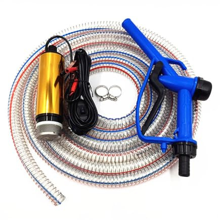Zambuph Kit de pompe de transfert carburant, Performance fiable, avec pompe à huile électrique robuste et Durable, Kit pulvérisation carburant