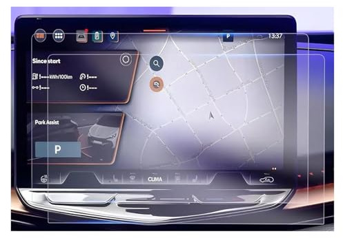 ZHANGZHENGYAO GPS Navi Displayschutzfolie Für Cupra Für Tavascan 2025 2026 15 Zoll Auto GPS Schutz LCD Bildschirm Anti-Kratz Film 2PCS PET Protector