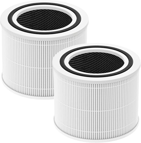 2 Stück Core 300 / Core 300S Luftreiniger Ersatzfilter Kompatibel mit Levoit 300 / Core 300S Luftreiniger, 3-in-1 H13-True HEPA Filter Aktivkohlefilter Ersatz Core 300-RF Filter