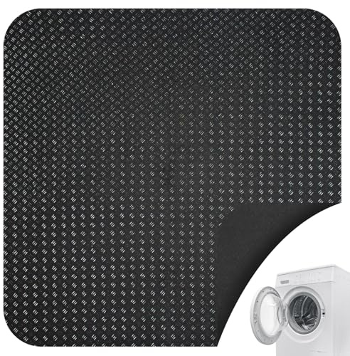 WYYFXY® Alfombrilla Antideslizante para Lavadora, Base Antideslizante (60×60 cm) Base Antivibración Protector de Suelo para Frigoríficos Alfombrilla de Silicona Absorbente para Lavadoras y Secadoras