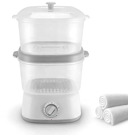 BONJUME Handtuchwärmer, 6L Handtuchtrockner Elektrisch mit 2 Heizstufen Energiesparend Feuchttücher Wärmegerät für 18 Handtücher Automatischer Abschaltung für Zuhause Friseursalon Spa Salon