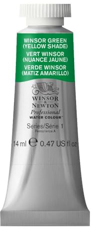 Winsor & Newton 14 ml Tube Professional Water Colour Paint, Winsor Green Yellow Shade