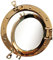 HS 17 Polished Brass Porthole Nautical Window