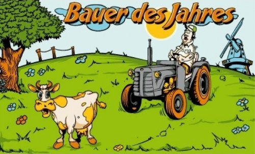 Flagge Fahne Bauer des Jahres 90x150cm
