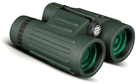 KONUS | Emperor 10x42 Grünes wasserdichtes Fernglas mit Phasenkorrektur, Ergonomisches Design, 10x42 Zoom