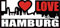 1 x Aufkleber I Love Hamburg Skyline Sticker Autoaufkleber Tuning Stickerbomb