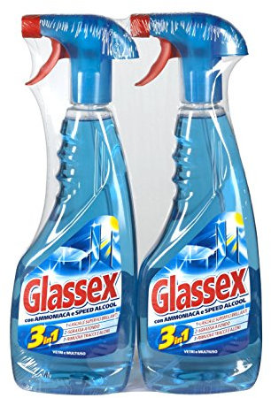 Glassex Glasreiniger 2er Pack Ammoniaca