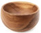 Schüssel rund Akazienholz Verschiedene Grössen Holzschale Ritter LARP Mittelalter (15cm)