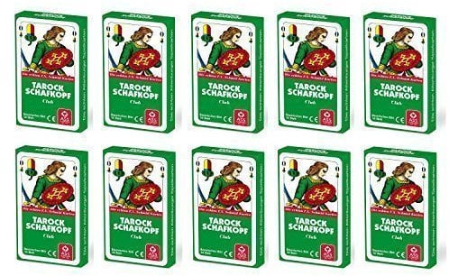 10x ASS Altenburger 22570207 - Schafkopf / Tarock - Bayerisches Bild, Kartenspiel Zehnerpaket