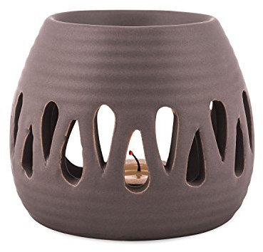 pajoma Keramik Duftlampe ''Simple'' in braun, Höhe 8 cm