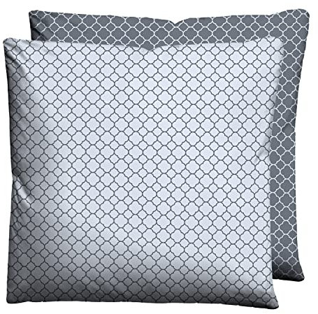 biberna 0636045 Mix & Match Kopfkissenbezug Mako-Baumwoll-Satin 1x 80x80 cm, blau