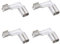 100 Kabelschuh 2,8mm 90° gewinkelt winkel blank 0,5-1,5 Flachsteckhülse Steckverbinder zum crimpen