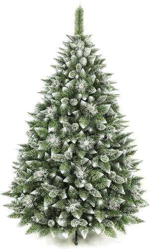 AmeliaHome Künstlicher Weihnachtsbaum 280 cm Tannenbaum Christbaum Kiefer PVC Weihnachtsdeko Lemmy