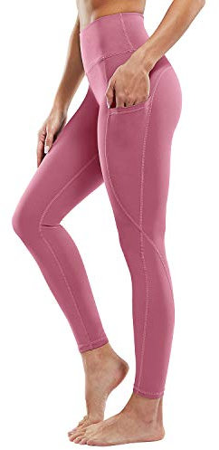 G4Free Leggings Femme Collants et Leggings de Sport Pantalon de Yoga de Sport Taille Haute avec Poches Compression Anti-Cellulite Slim Leggings de Fit Butt Lift Elastique Gym Leggings