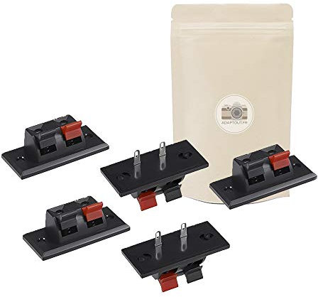 X5 Terminal Block 2-Wege-Lautsprecher-Lautsprecher-Lautsprecher-Druckknopf-Stecker-Verstärker Fassadenschraube Dominoadapter - Adaptive French Marke