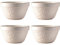 Mason Cash in The Forest Patterned Design Pudding Basin 16cm White (Pack of 4)