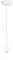 Paco Home Deckenlampe Pendellampe Deckenleuchte Kompatibel Mit Lampenschirm Hängelampe Lampenaufhängung E27 Textilkabel Kürzbar Fassung 1-Flammig Weiß